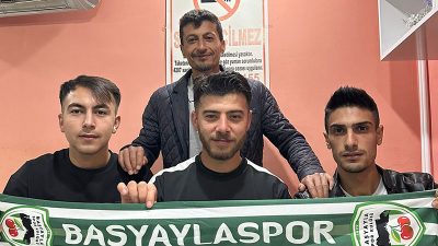 Karaman Amatör Lig ekiplerinden Başyaylaspor 3 isim ile anlaşmaya vardı.