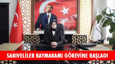 Karaman'ın Sarıveliler ilçesi kaymakamlığına görevlendirilen Merve Gülsüm Kütük görevine başladı.