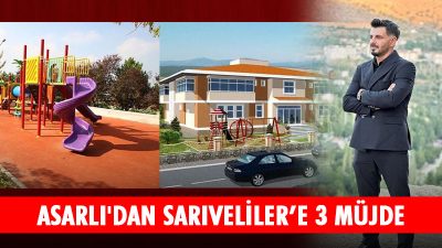 Aslen Sarıvelilerli olan genç iş insanı Hasan Asarlı memleketine hizmet