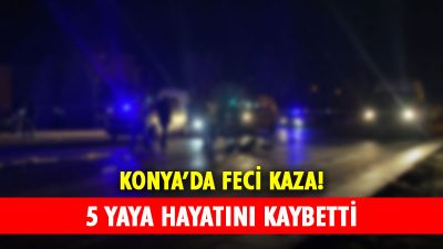 Konya'nın merkez Selçuklu ilçesinde meydana gelen trafik kazasında ilk belirlemelere