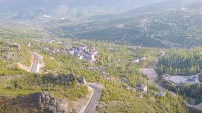 Karaman'ın Sarıveliler ilçesinden drone çekimi...