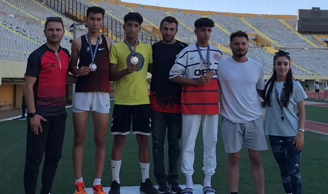 Karaman atletizm takımı, İzmir’de düzenlenen Türkiye Atletizm Şampiyonası’nda 1 altın,