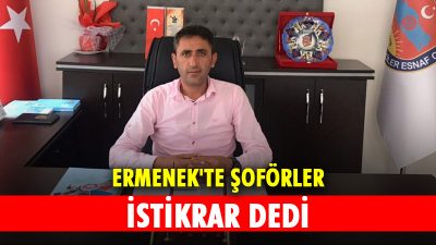 Karaman’ın Ermenek ilçesinde Şoförler ve Otomobilciler Esnaf Odası’nın gerçekleştirilen olağan