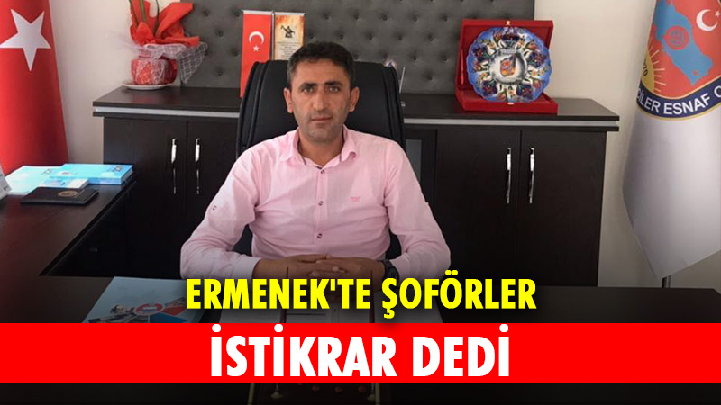 Karaman’ın Ermenek ilçesinde Şoförler ve Otomobilciler Esnaf Odası’nın gerçekleştirilen olağan